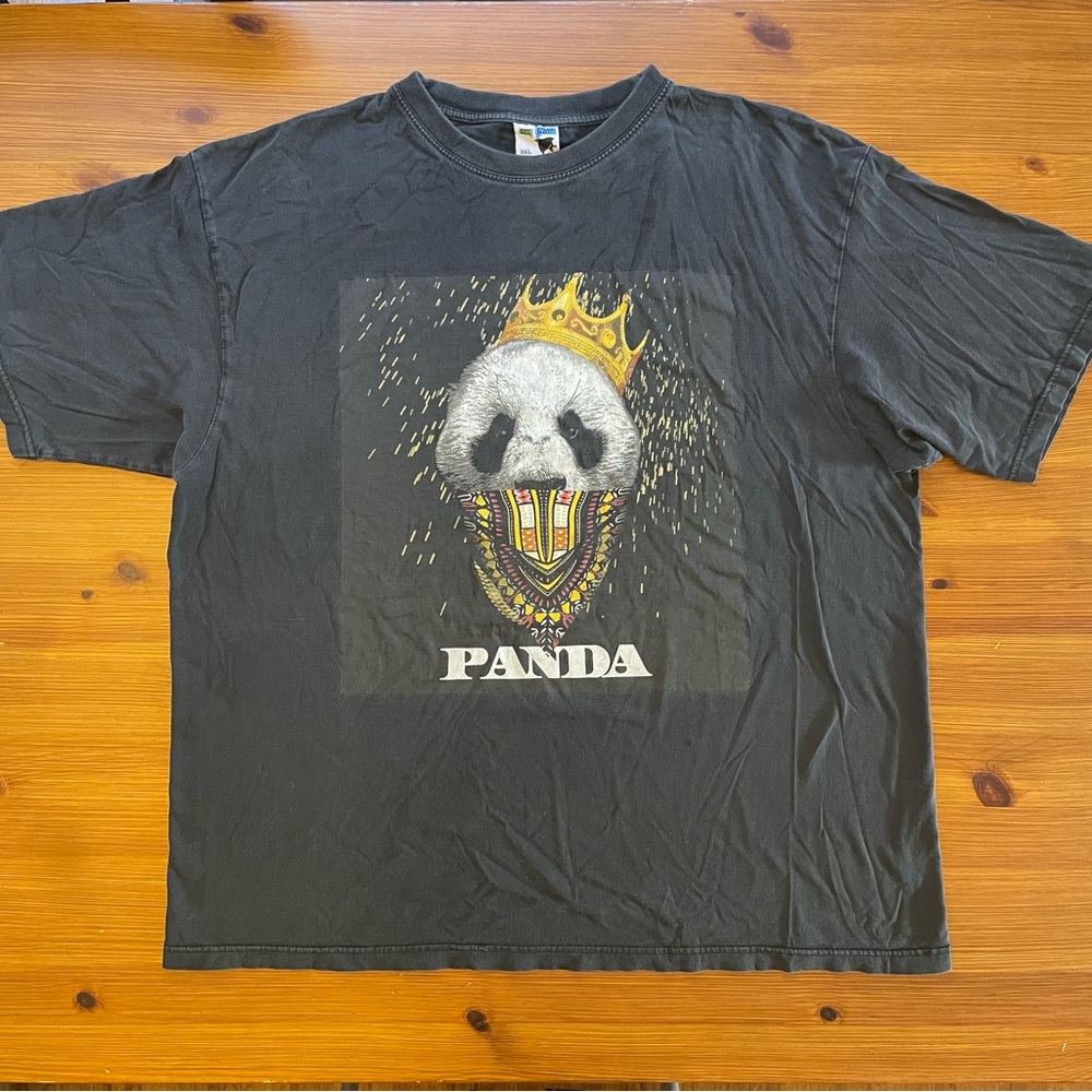 Vintage Phat Doc Graphic Panda King Shirt - 3X